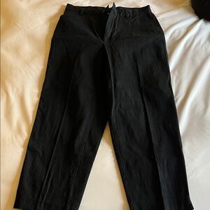 Elegant Black Women's Capris Size 6 With Lycra Spandex 3% 97% Cotton